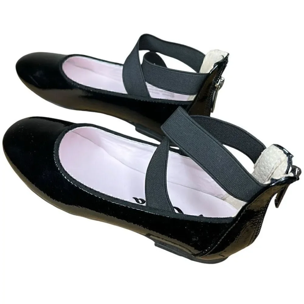 NEW Nina Little Girls Marissa Black Flat 11
